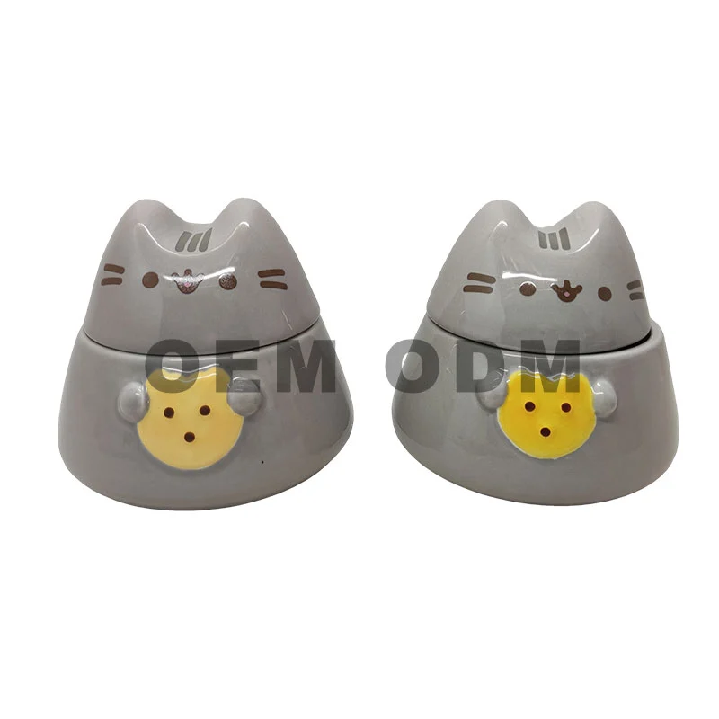 디자이너 고양이 그릇